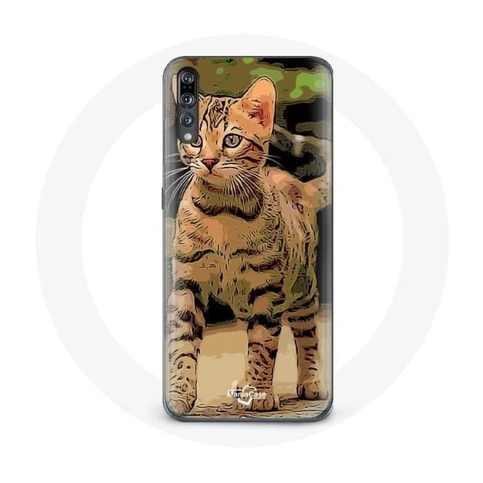 Case voor Samsung galaxy P20 pro Bengaalse kattenras cartoon