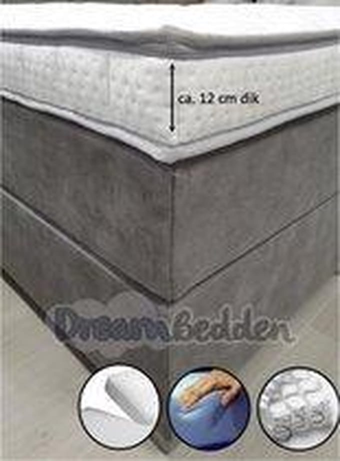 Splittopper Micropocketvering 160x200 HR55 schuim ca. 12 cm dik Medium.
