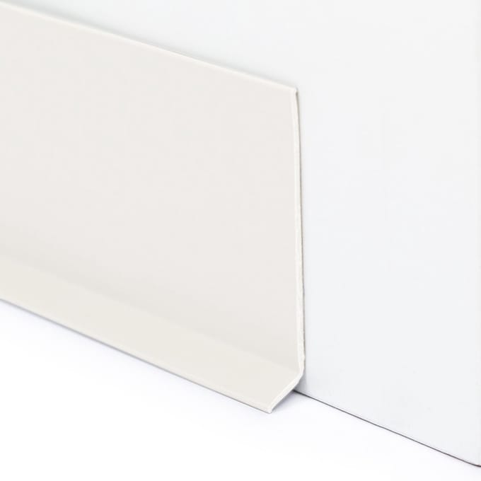 Rubbermagazijn - PVC Plint Wit - 80x1,9mm - Flexibele plint - Lengte 5 meter - Vloerplint
