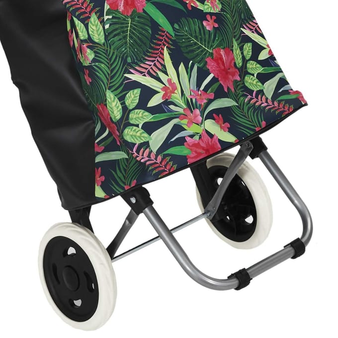HowHomely TROPIC - Boodschappentrolley - Tropisch Design - Grote Capaciteit - Eco-vriendelijk