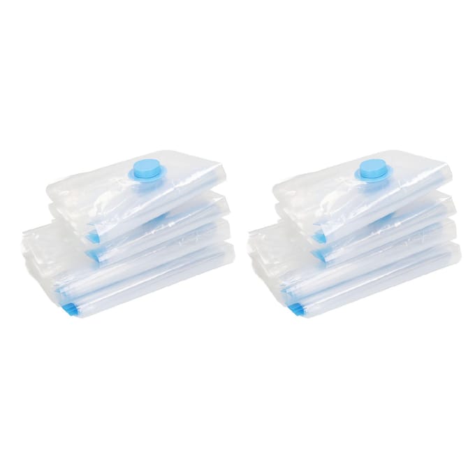 8 stuks vacuüm compressiezak met 1 handmatige vacuümluchtpomp vacuüm compressiezak kit