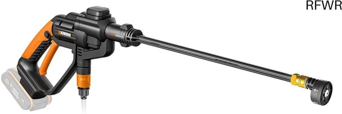 RFWR® Mobiele Hogedrukreiniger 20V met Multi-Sproeimondstuk en 6 m Slang