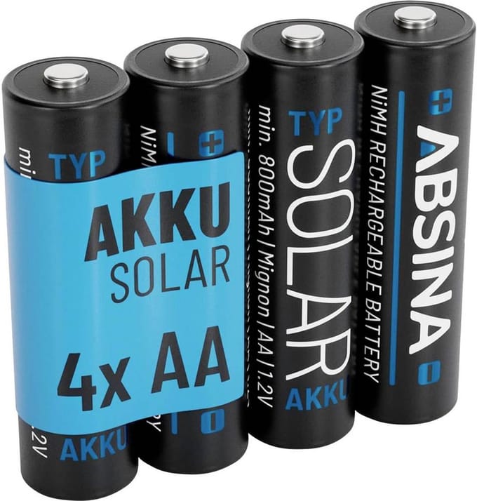 Absina Oplaadbare AA batterij (penlite) NiMH 1.2 V 4 stuk(s)