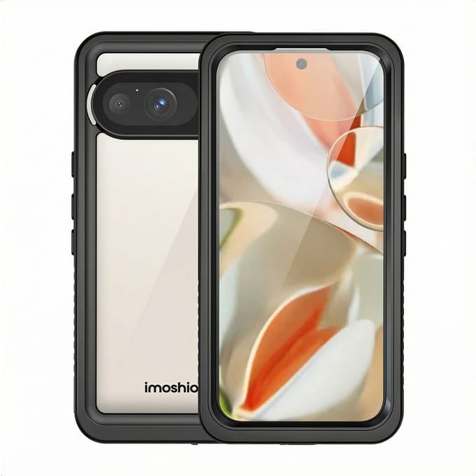 imoshion Hoesje - Geschikt voor Google Pixel 9 - Waterproof 360 case - Zwart