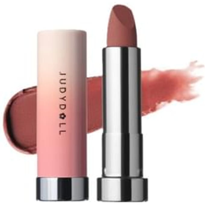 Judydoll - Soft Matte Lipstick - 5 Colors #02 Peach Milk Tea - 3.6g