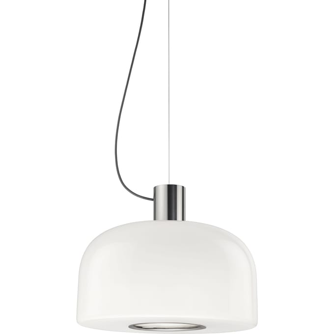 Flos Bellhop Glazen hanglamp - zilver - Ø33 cm