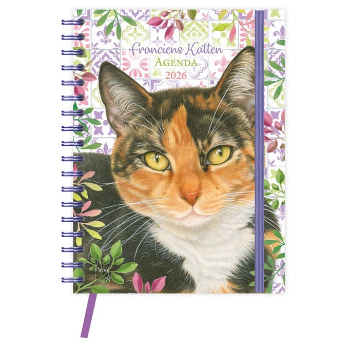 Franciens katten Bureau-agenda Laura (harde kaft) - 2026