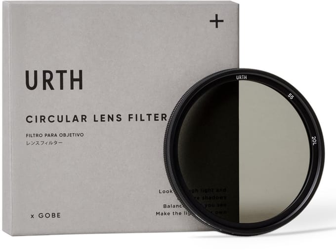 Urth 55mm ND2-32 (1-5 Stop) Variable ND Lens Filter (Plus+)