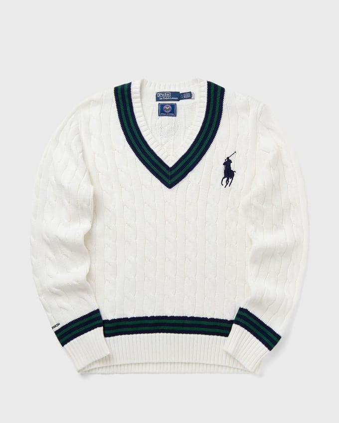 WIMBLEDON LSVNCRICKET L/S PULLOVER