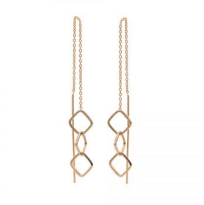 Karma Pull Through oorbel M1868 Triple square