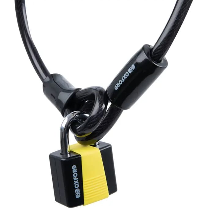 Anti-diefstal kabel + hangslot Oxford Loop Lock10