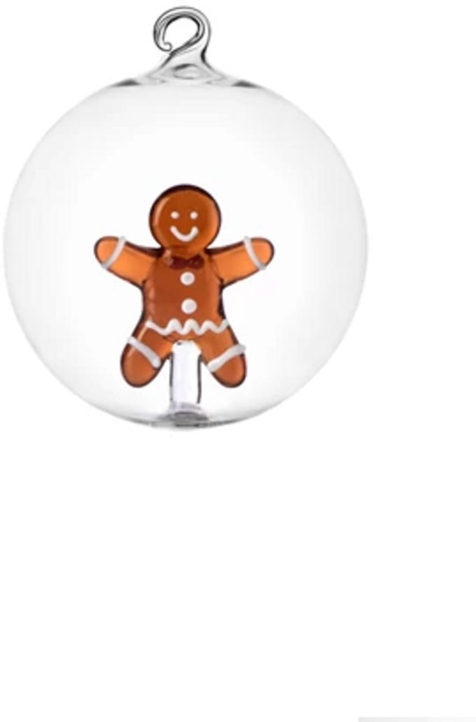 Ichendorf handgemaakte glazen kerstbal