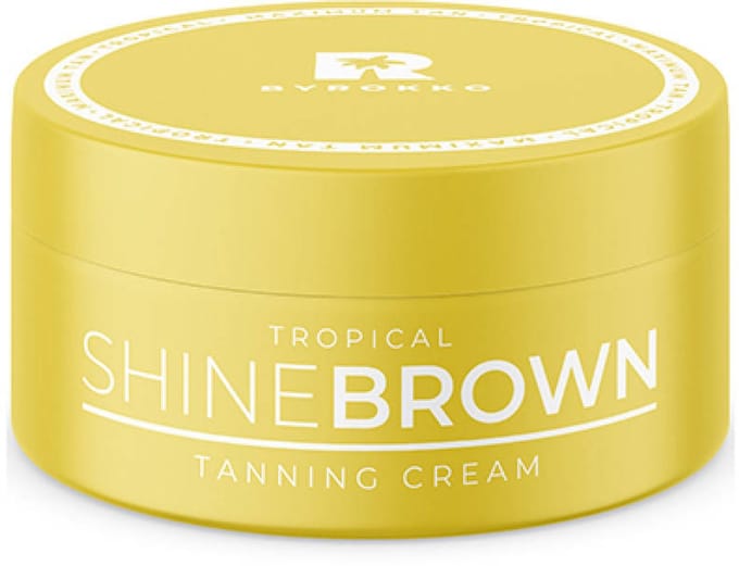 Byrokko - Shine Brown - Tanning Cream - Zonnebank - Tropical - 200ml