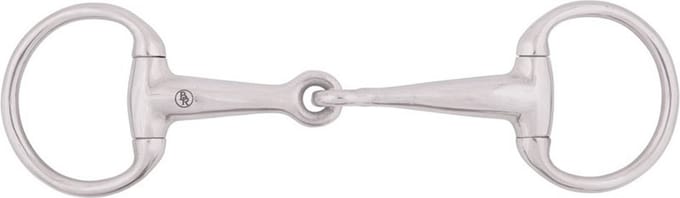 BR Enkel Gebroken Pony Bustrens Massief RVS 16 mm . - 14,5