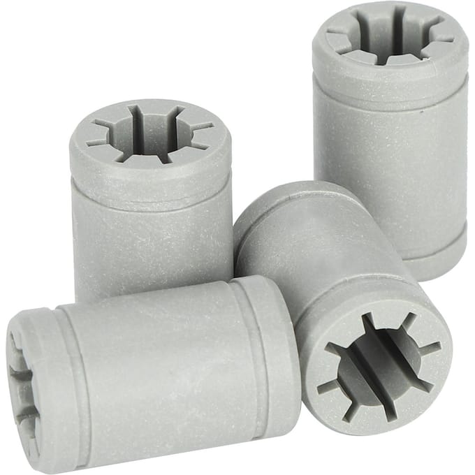 4pcs Arbre de Roulement Plastique Gris LM8UU Roulement Linéaire en Polymère Solide Pièces d'Imprimante 3D Accessoires pour gray
