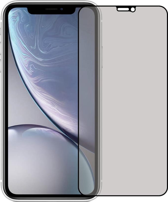 Screenprotector Geschikt voor iPhone X Privacy Screenprotector Bescherm Glas - Privacy Screenprotector Geschikt voor iPhone X Screenprotector Glas