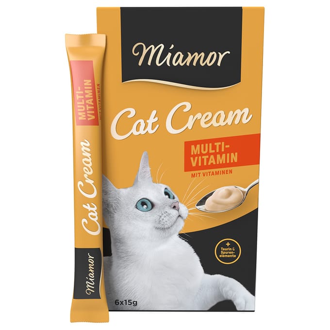 Miamor - Kattencrème Pasta - 6 Smaken - Anti-haarbal - Multi-lekkernij