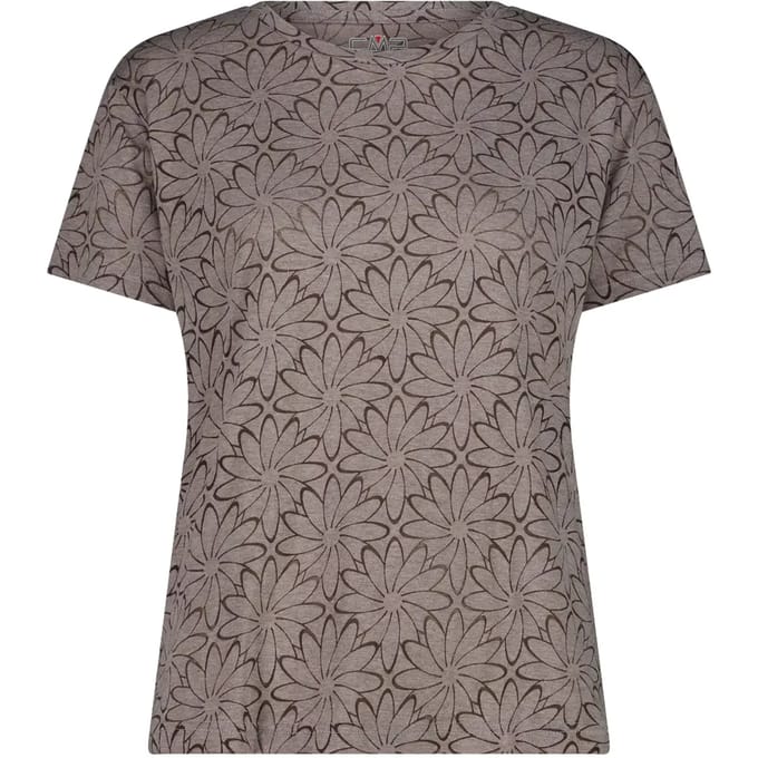 Bloemenprint T-shirt dames CMP