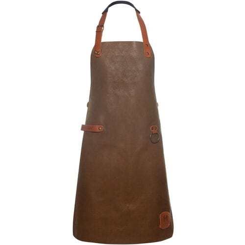 KARLOWSKY Leren Slabbenschort - Caramel Bruin