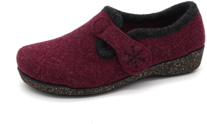 Fischer Dames Pantoffel - 205620-325 Bordeaux - Maat 39