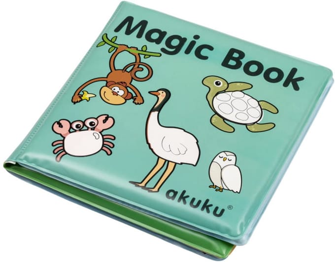 Akuku Magic Boekje - Speelboek - Water - Kleuren - Veilig