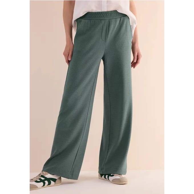 Wide Legs gestructureerde broek