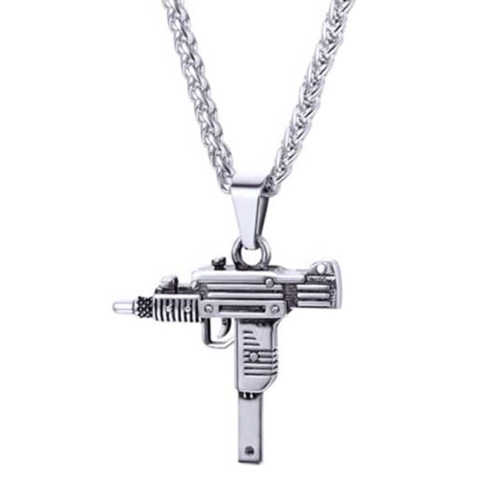Mendes kettinghanger Edelstaal UZI Silver