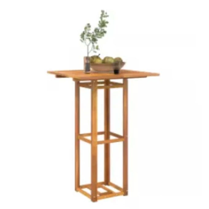 vidaXL - Bistrotafel - 75x75x110 - cm - massief - acaciahout