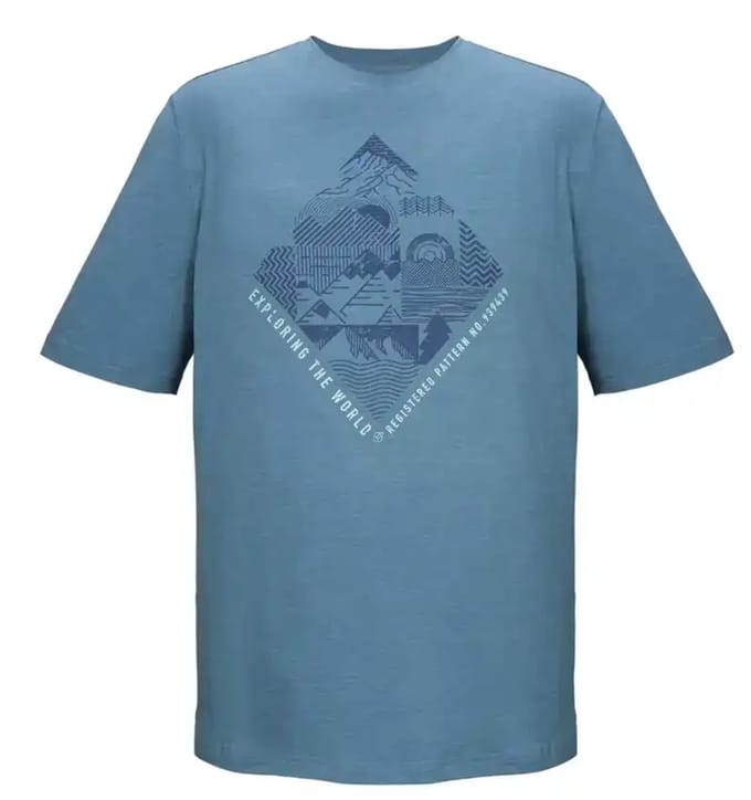 KILLTEC - KOS 24 Men TSHRT - Blue - Size XXL