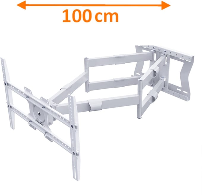 Cratos 100 cm Double 600 TV Beugel White