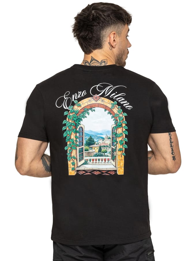 Enzo Milano | Heren Casa Graphic Print T-shirt