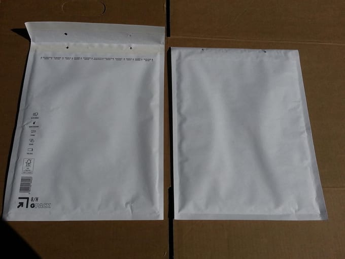 Luchtkussenenveloppen H, 270x360mm wit (10 st)