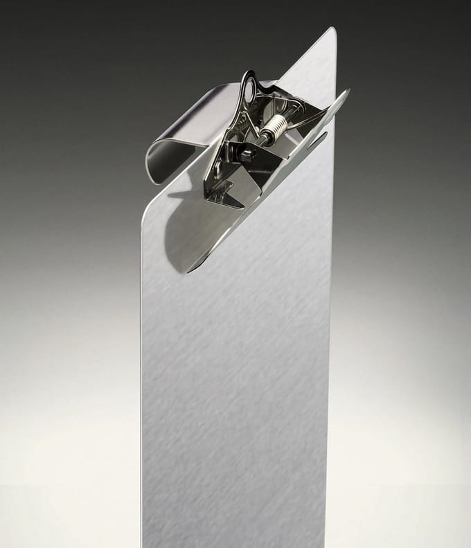 Seco klembord - A4+ - wit - met ophanghaak - acryl
