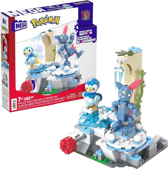 Bouwset met Piplup en Sneasel - Creatieve actiefiguur voor kinderen met 171 onderdelen