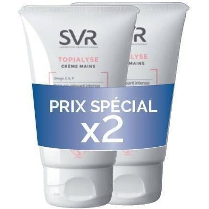 SVR Topialyse Voedende Herstellende Handcrème Set van 2 x 50 ml