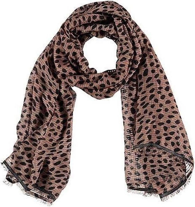 Sarlini Langwerpige Sjaal Dots Camel