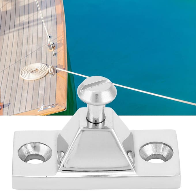 Boot Dek Scharnierbevestiging Roestvrij Staal Boot Jacht Hardware Dekscharnier 55x20mm white