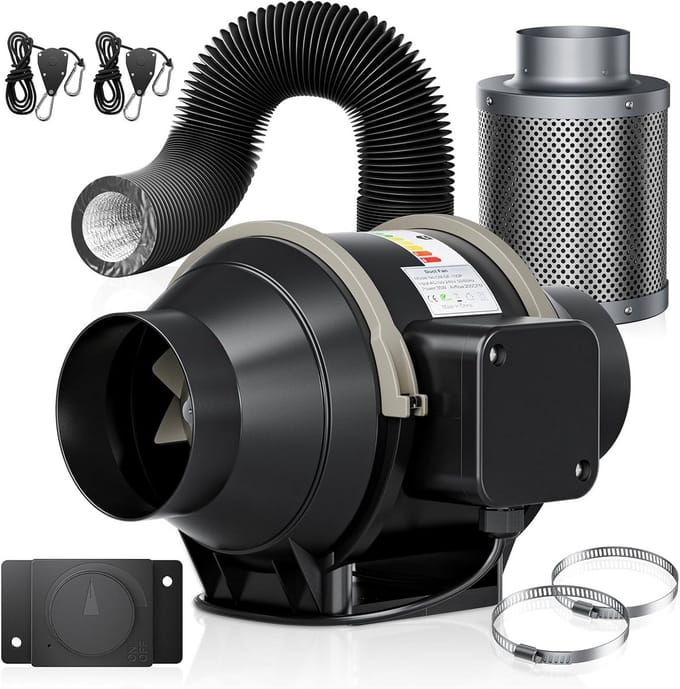 Stille Duct Ventilator met Variabele Snelheidsregelaar voor Ventilatiesystemen