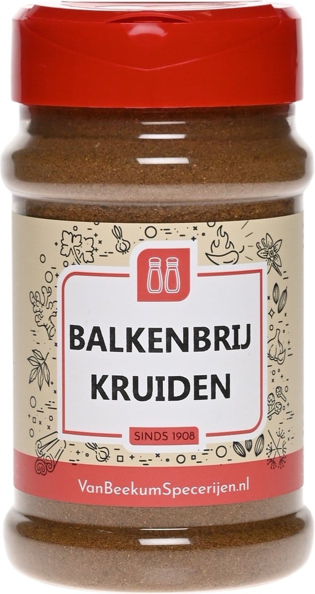 Van Beekum Specerijen - Balkenbrij Kruiden - Strooibus 150 Gram