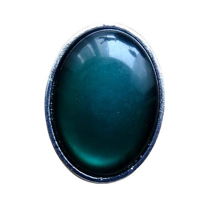 2 Love it Teal - Ring - Verstelbaar in maat - 18x25 mm