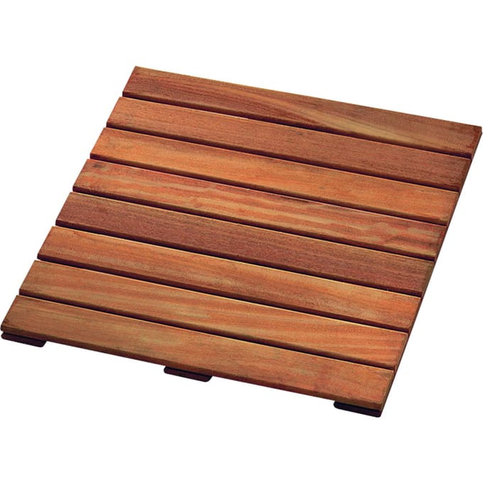 Intergard Vlondertegels 50x50cm hardhout (glad)