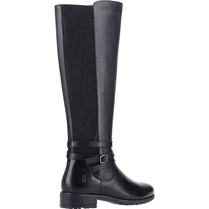 Hush Puppies Dames/dames Vanessa lederen kuitlaarzen (Zwart)