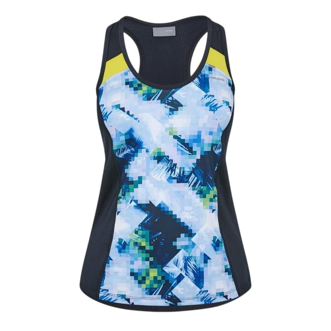 Head Ava-tanktop met ronde hals voor dames (Blauw)