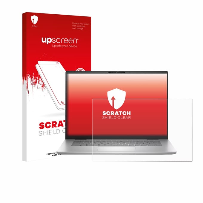 upscreen - Screenprotector voor Dell Inspiron 16 Plus 7630 - Folie Beschermfolie transparant