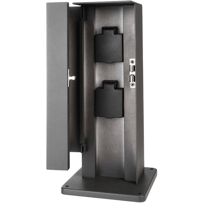 Deko Light 733066 uka Mana Staande buitenlamp LED Donkergrijs
