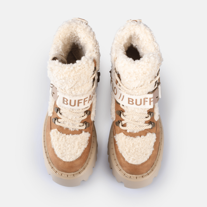Buffalo Laars - ASPEN COM MID - EU36 tot EU41 - voor Vrouwen - beige-bruin