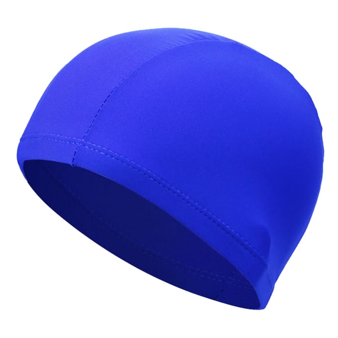 Badmuts met hoge elasticiteit, dikke, duurzame badmuts, polyester badmutsen voor dames en heren blauw