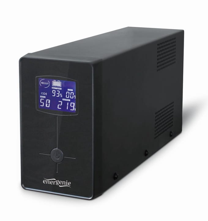 EnerGenie EG-UPS-032 - UPS met LCD, 850 VA