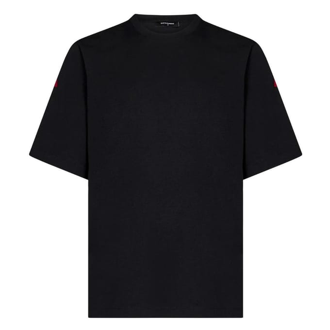 DSquared2 Heren Horror Tekst Logo T-Shirt (Zwart)