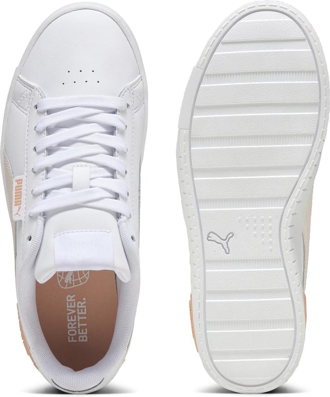 PUMA - maat 36- Jada Jr Meisjes Sneakers - Wit-Roze